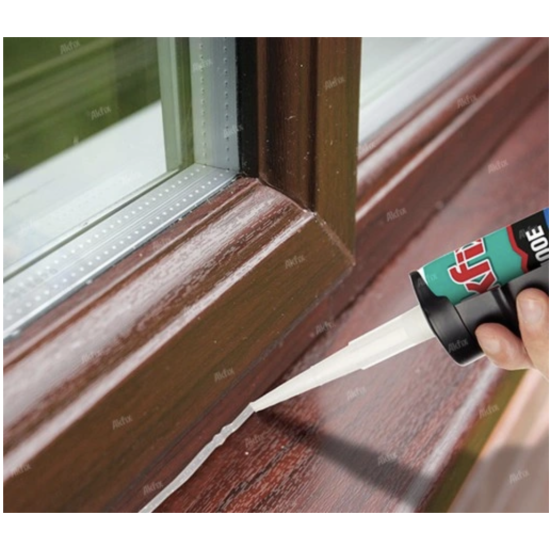 Silikon uniwersalny Akfix 100e 280ml - SZARY